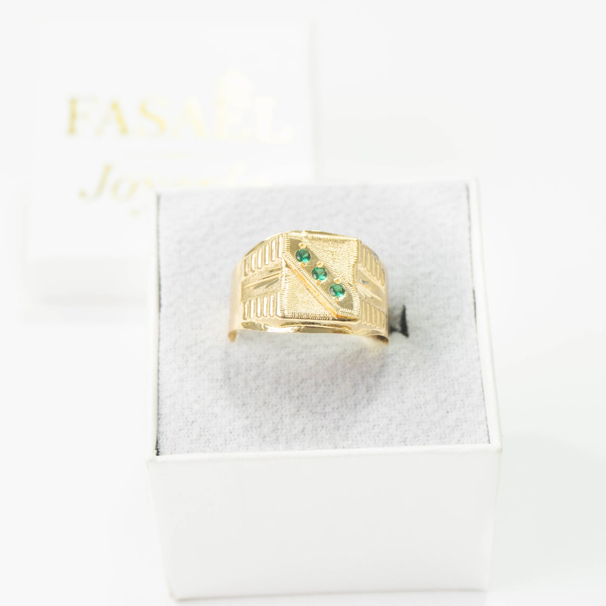 Anillo cuadrado 3p