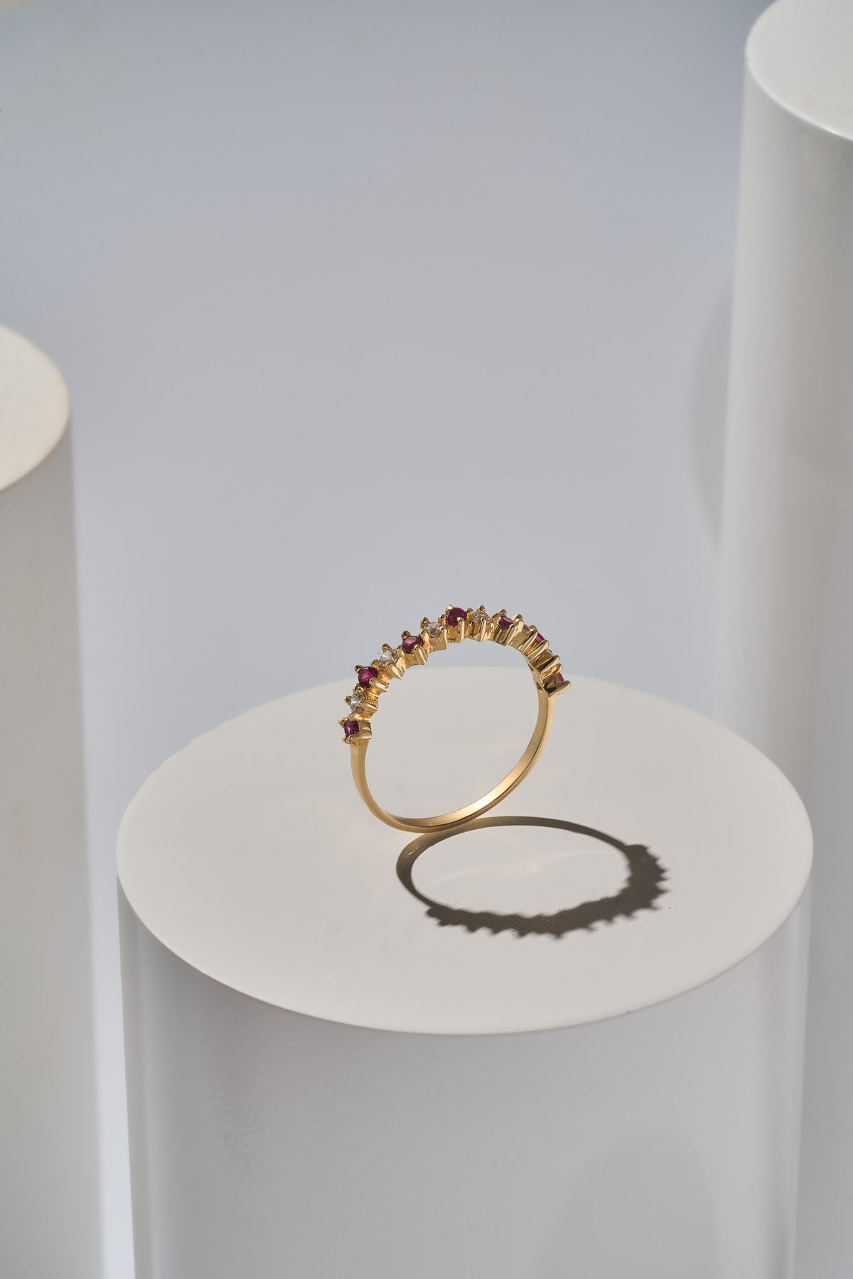 Anillo churumbela piedra colores