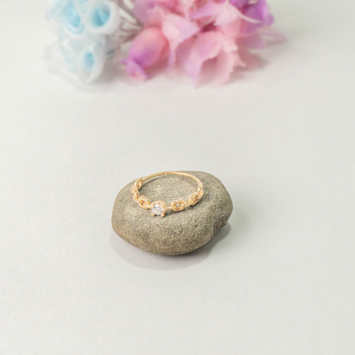 Anillo trenzado unión perfecta
