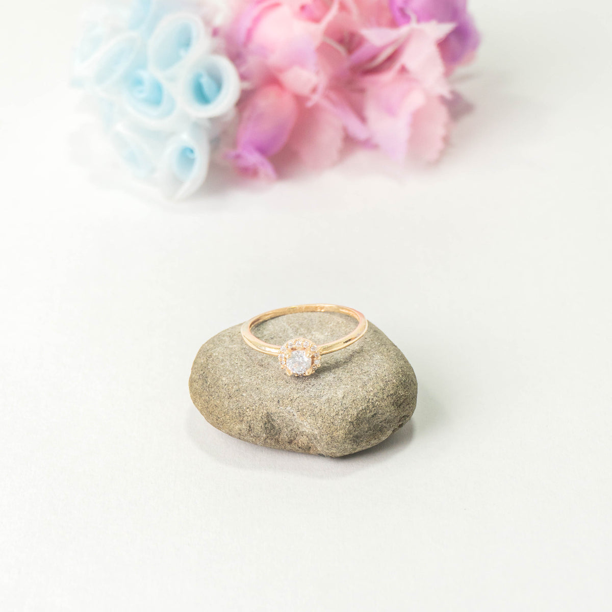 Anillo de compromiso amor puro