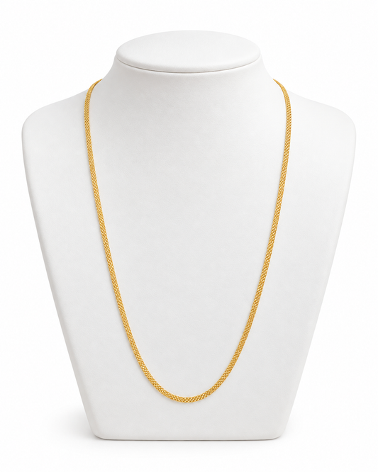 Cadena tejido chino oro italiano 18K